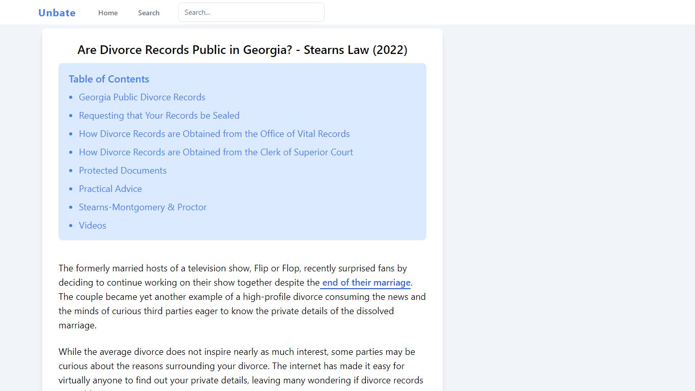 Are Divorce Records Public in Georgia? - Stearns Law (2022)